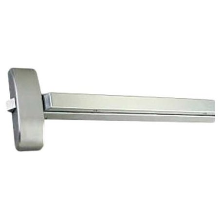 CAL-ROYAL Rim Exit Device, 36 Inch, Exit Only, Satin Stainless Steel, Fire Rated F9800EO36-32D